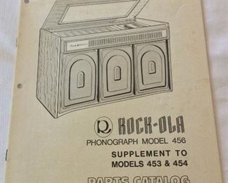 Rock-ola Integrated Circuit Solid State Stereophonic Music System Model 456. Phonograph Console Juke Box.