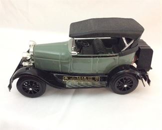 1929 Ford Phaeton Jim Beam Decanter, 14 1/2" L.