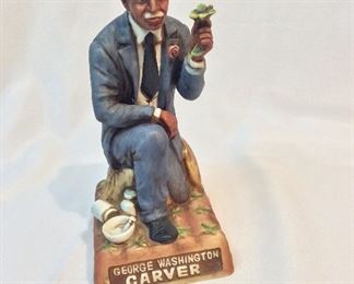 McCormick Decanter George Washington Carver, 9 1/2" H.