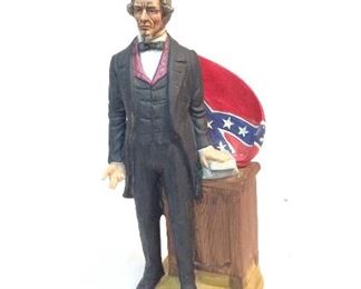 McCormick Decanter Jefferson Davis, 12 1/2" H. 