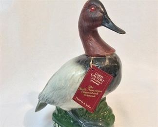 Lord Calvert Canadian Limited Edition Canvasback Duck 1979, 10" H. 
