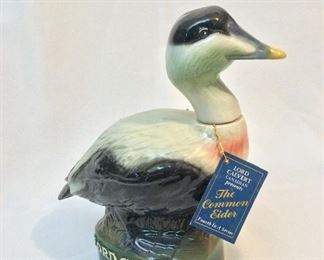 Lord Calvert Canadian Limited Edition Eider Duck 1980, 9 1/2" H. 