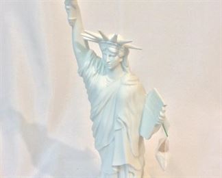 Gaston de Lagrange Cognac Napolean Limoges Statue of Liberty, 15 1/2" H. 