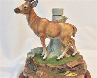 Cyrus Noble The Buck White Tailed Deer, 11" H. 