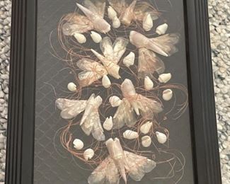 Barbara Boerigter Collage: Shells/Copper Wire
