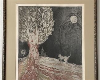 Susan Rudin Pencil Signed Color Print 1975