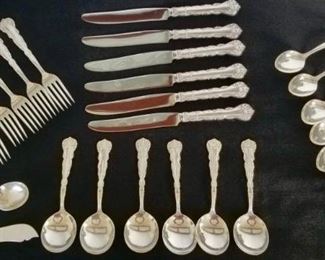 Frank M Whiting-"Kings Court" Sterling Set
