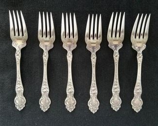 Antique R Wallace & Sons Sterling Forks