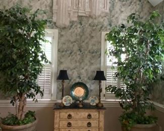 Massive Faux trees, Large faux column wall decor