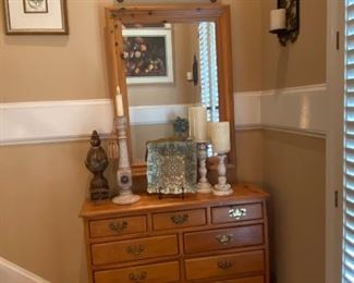 Thomasville chest with mirror