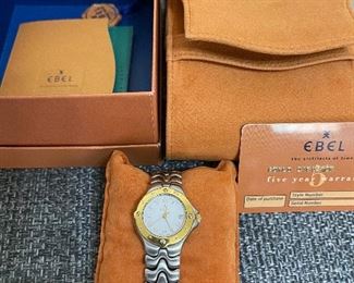 Ebel ladies sports wave stainless and gold 