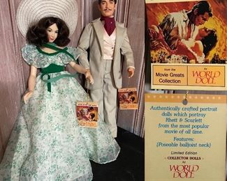 1967 MGM World Doll Rhett & Scarlet 
Gone With The Wind from The Movie Greats Collection 