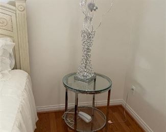 . . . a cute accent table and vase