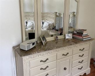 . . . the matching mirrored dresser
