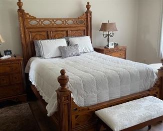 . . . the beautiful bed that matches the chest of drawers