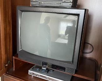 . . . an antique TV with antique VCR