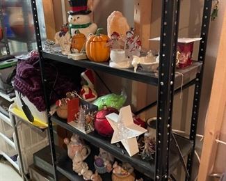 . . . great holiday items and storage rack