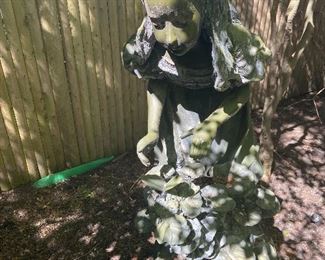 Tall Metal Girl. Life size.