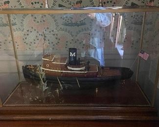 Tug Boat and  Motor Boat