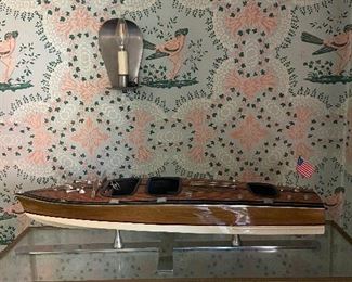 Awesome large vintage model boats