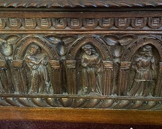 Close up of carvings