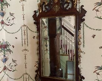 Antique Highly Ornate Mirror