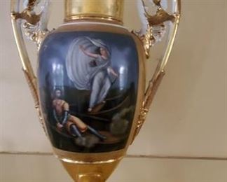 Antique large Paris Porcelain vase