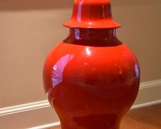 large red jar 