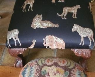 Various footstools