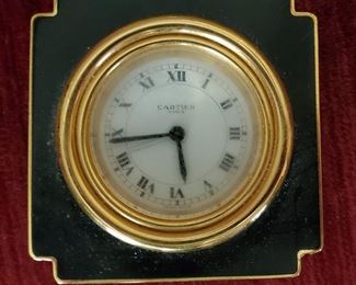 Cartier travel clock