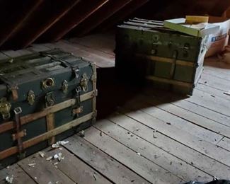 Trunks in the attic