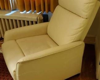 Electric leather recliner