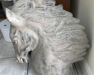 Horse Bust Sculpture