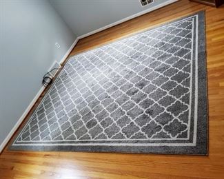 8 x 10 Grey and Beige area rug