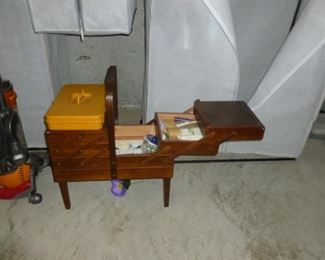 vintage sewing box