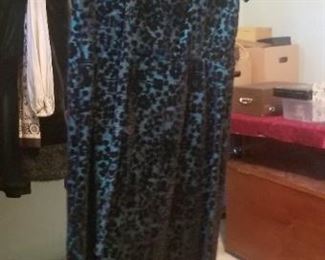 vintage sheared velvet dress