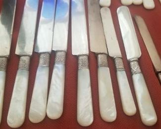 mop knives with sterling bands