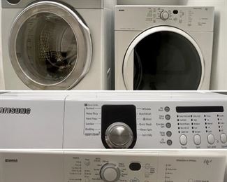 Samsung and Kenmore washer and dryer