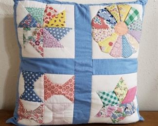 Handmade Pillow Quilted Cover