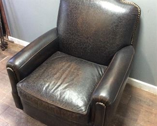SOUTHERN FURNITURE CO. LEATHER CHAIR