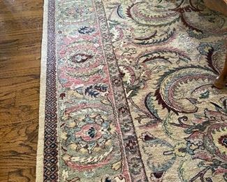 10 x 14 Sarouk Rug. 100% wool all hand knotted