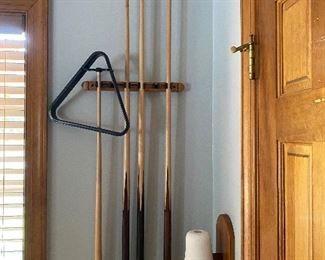 Pool table accessories.