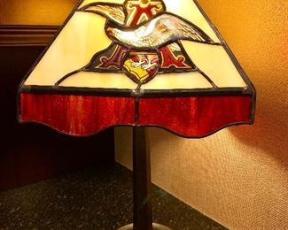 $150 - Anheuser Busch Table Lamp - 12 x 10 (shade), 24 h (lamp)