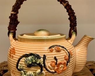 $10 - Ceramic Teapot- base is 5 h