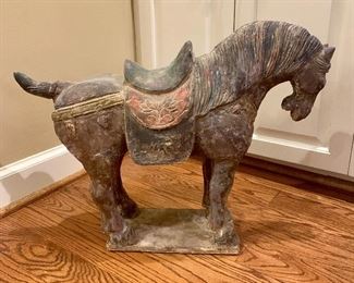 Side view of Tang Style Horse