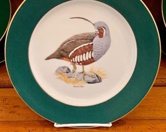 Detailed view of Arthur Singer Bird Plates