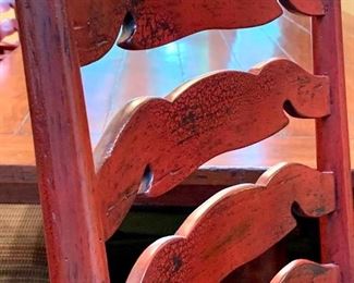 Detailed view of Ladderback Dining Chairs