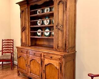 $1800 - Milling Road by Baker 2 Piece Hutch- 70 l x 20 w x 68 h