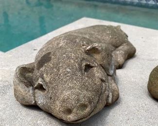 $20 (each) - 3 available Concrete Pigs 