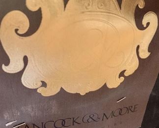 Detailed view of Hancock and Moore Chairs